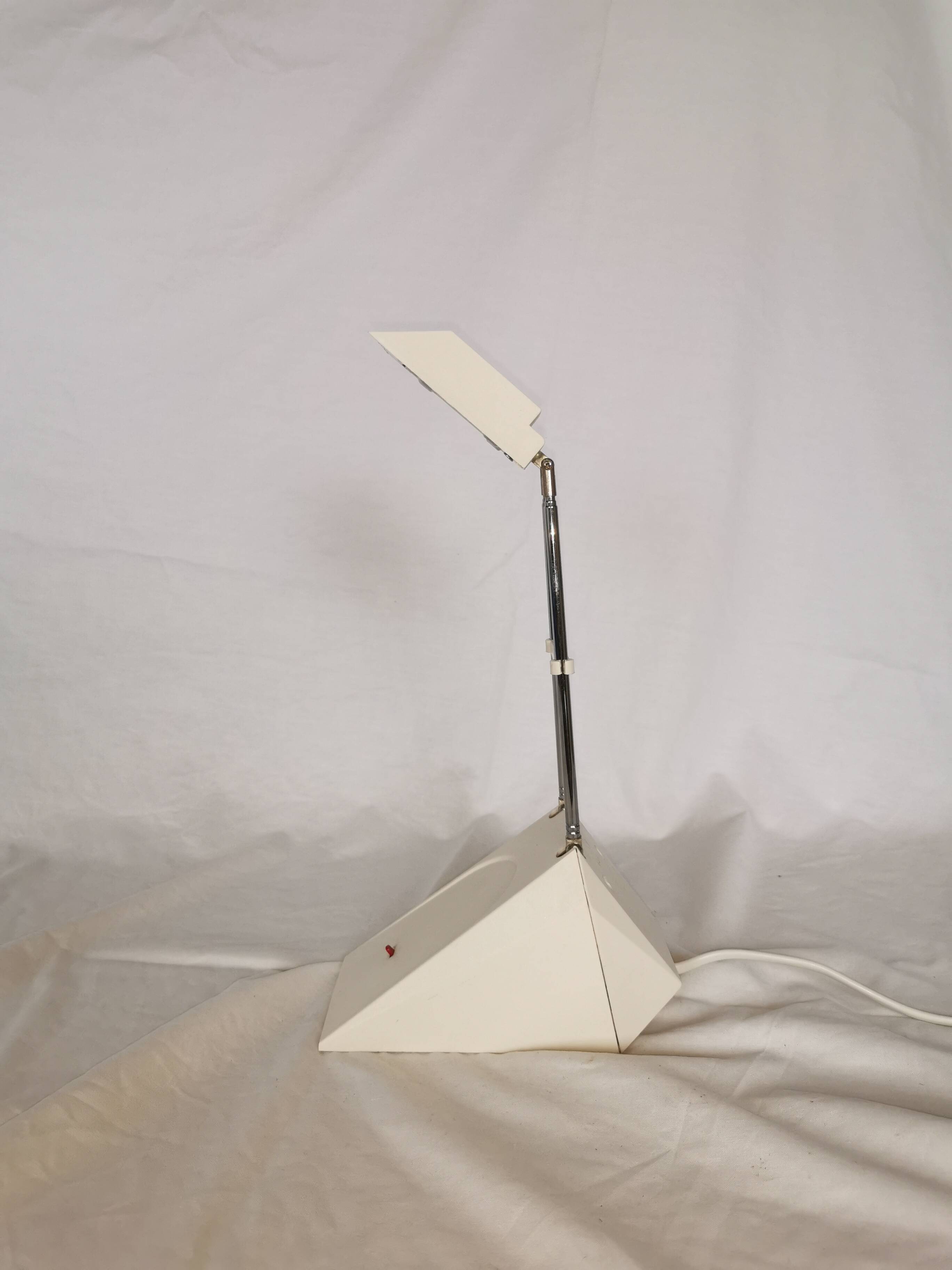 Telescopic halogen desk lamp, postmodern, 1980s
