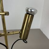 Unique 3-spot brass ceiling light koch and lowy style omi lighting germany, 1970