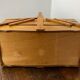 Wooden sewing box