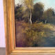 Balade en forêt, huile sur toile