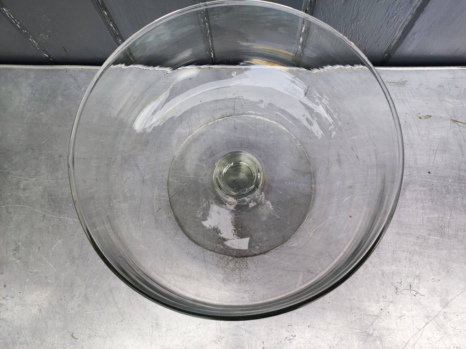 Bubble glass fruit bowl, 1970