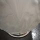 Ceiling lamp wall lamp old globe glass paste white rare model floral decoration Ø 20 cm Art Deco 1930
