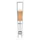 Lampe sur pied ARLUS années 50 en métal et laiton