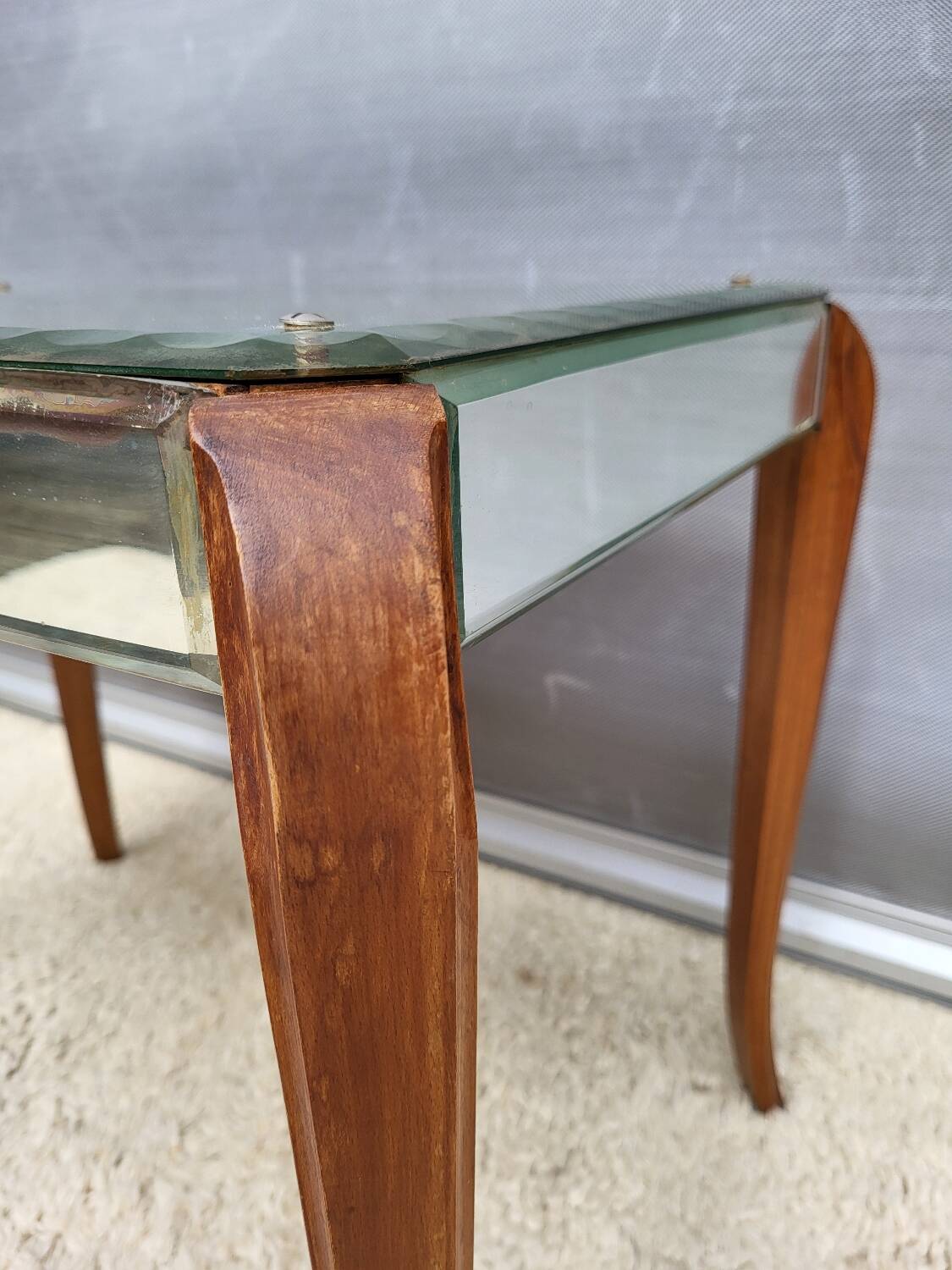 Art Deco Mirrored Coffee Table