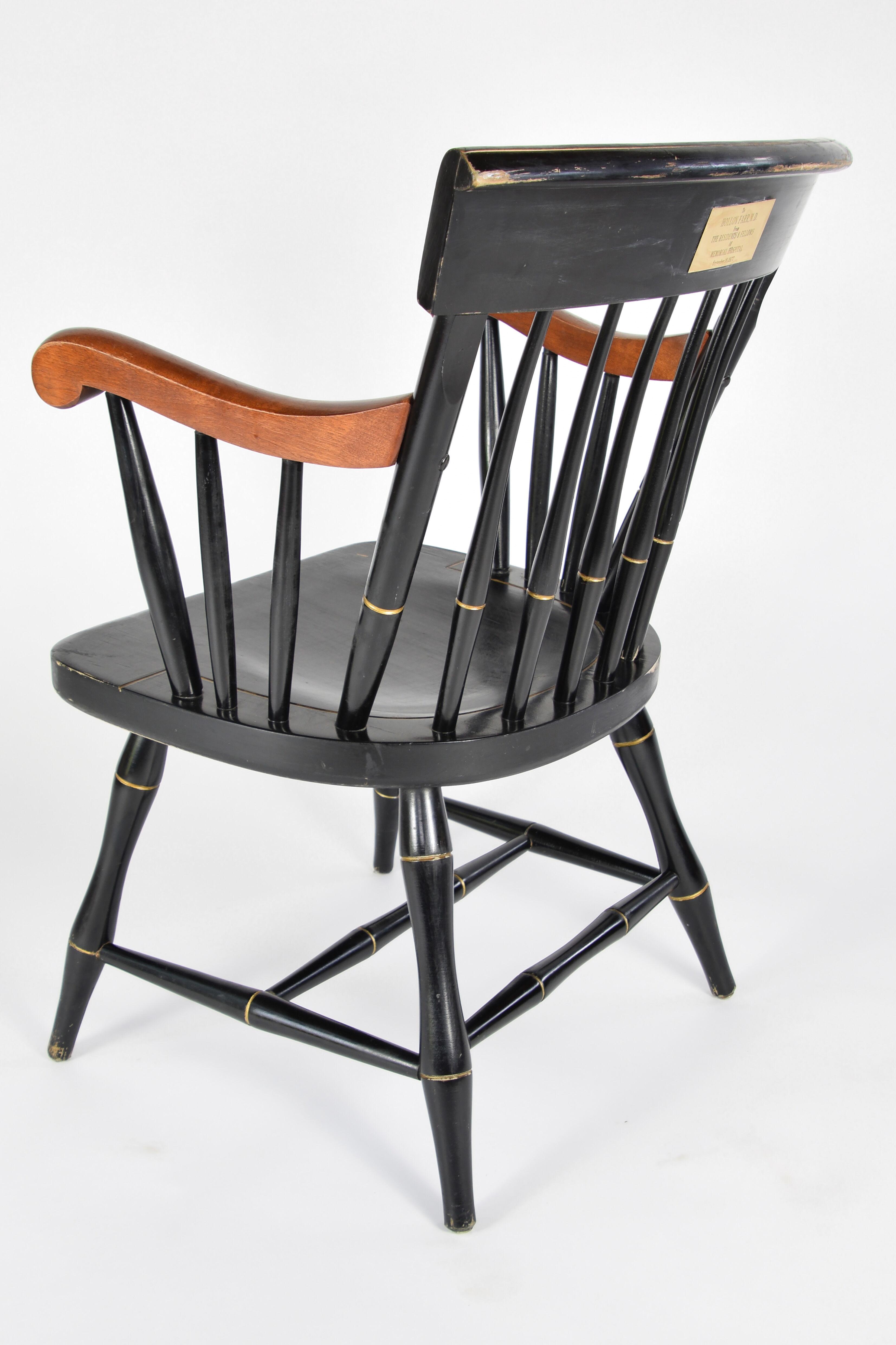 American office chair, black, Nicholas & Stone Co. Massachusetts, 1970s