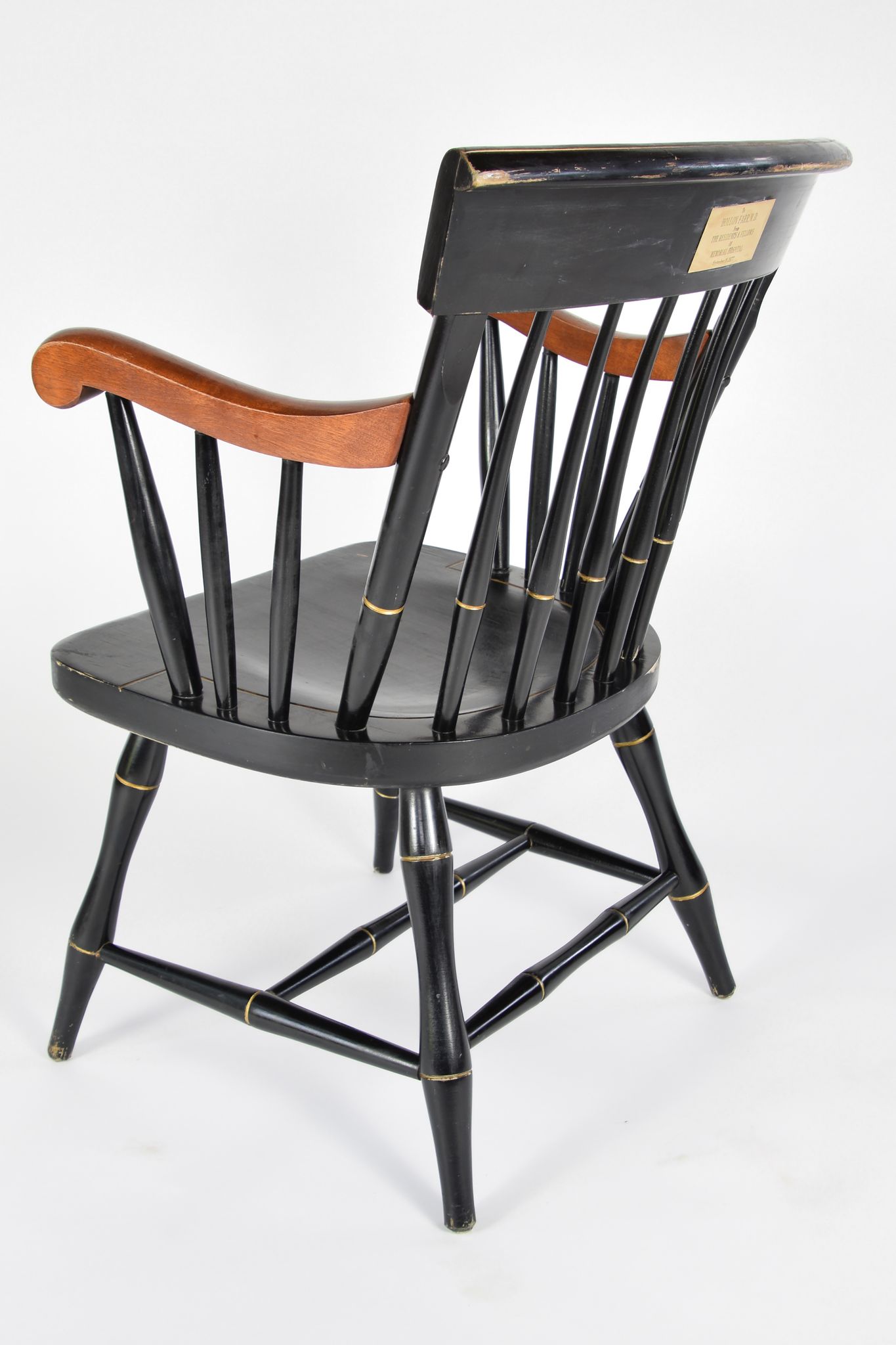 American office chair, black, Nicholas & Stone Co. Massachusetts, 1970s