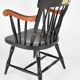 American office chair, black, Nicholas & Stone Co. Massachusetts, 1970s
