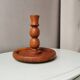 Vintage 70s wooden chandelier
