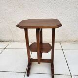 Walnut pedestal table