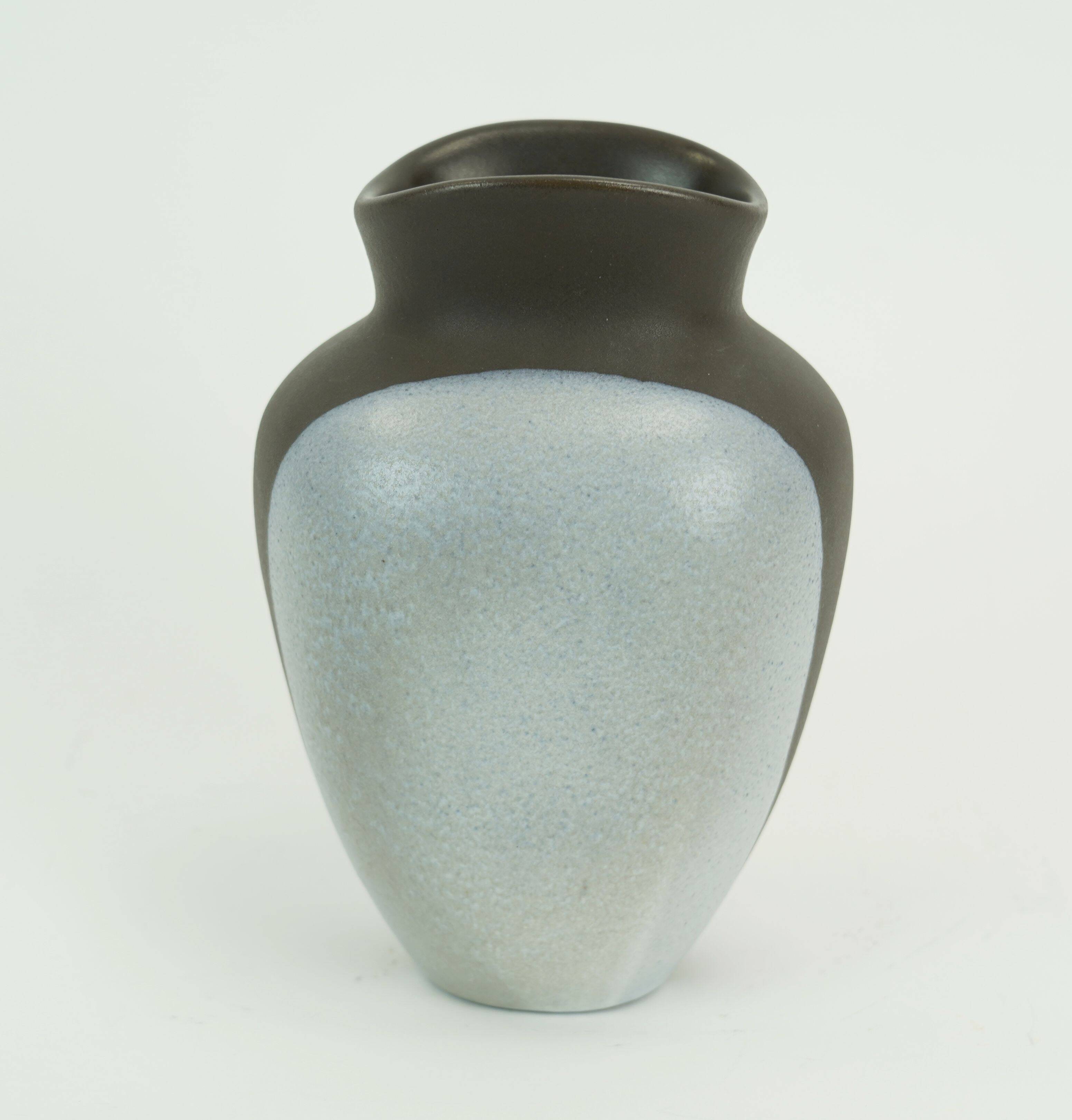 german mid century vase by majolika karlsruhe, fridegart glatzle, 1950s