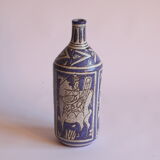 Abstract Sgraffito Bottle by Fratelli Fanciullacci, Italy, 1950s