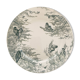 Iron earth flat plate from the sarreguemines snow service circa 1900