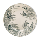 Iron earth flat plate from the sarreguemines snow service circa 1900