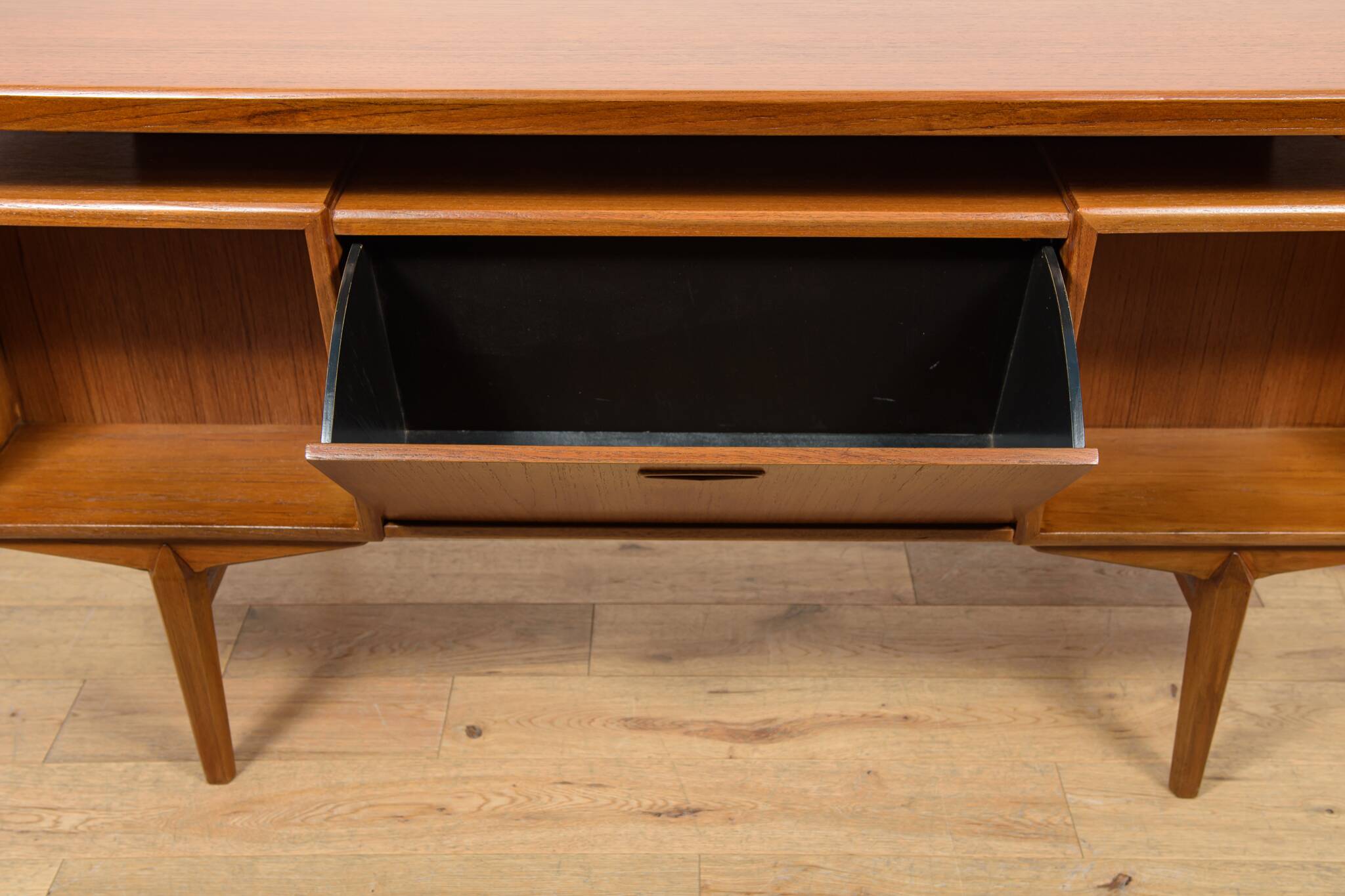Mid-Century Freestanding Teak Desk, Denmark, 1960s