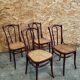 Lot de chaises Thonet