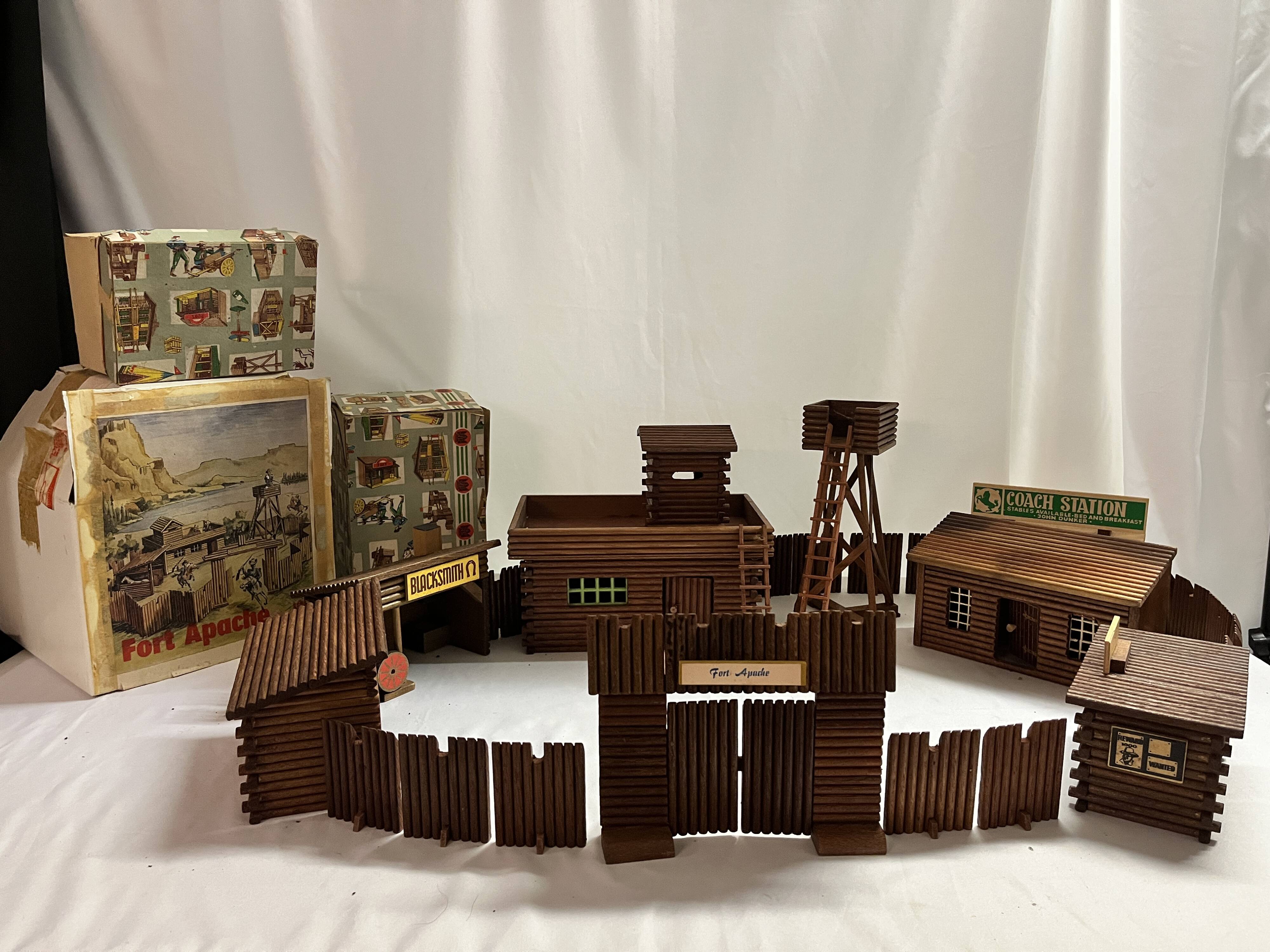Old western toy Fort Apache brand SHG circa 1970