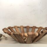 Wooden fruit cutting