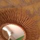 Vintage rattan mirror