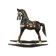 Vintage French Rocking Horse Seesaw Rocking Horse Wood 1970s