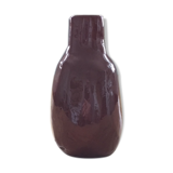 Bottle of chocolate brutalist vase