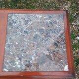 Antique Louis XVI style console with marble top