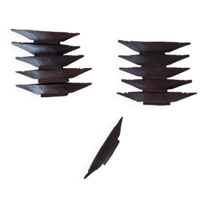 11 porte couteaux bois