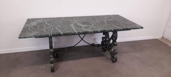 Table plateau marbre