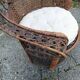 Armchair emmanuelle wicker vintage rattan
