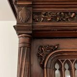 Antique wardrobe in neo-Gothic style