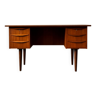 Bureau en teck, Danemark années 60-70