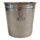Timpani in silver metal monogram MT