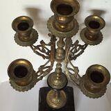 Pair of old candlesticks