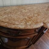 Louis VX ocher marble sideboard