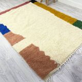 Handmade wool berber rug 250 x 150 cm