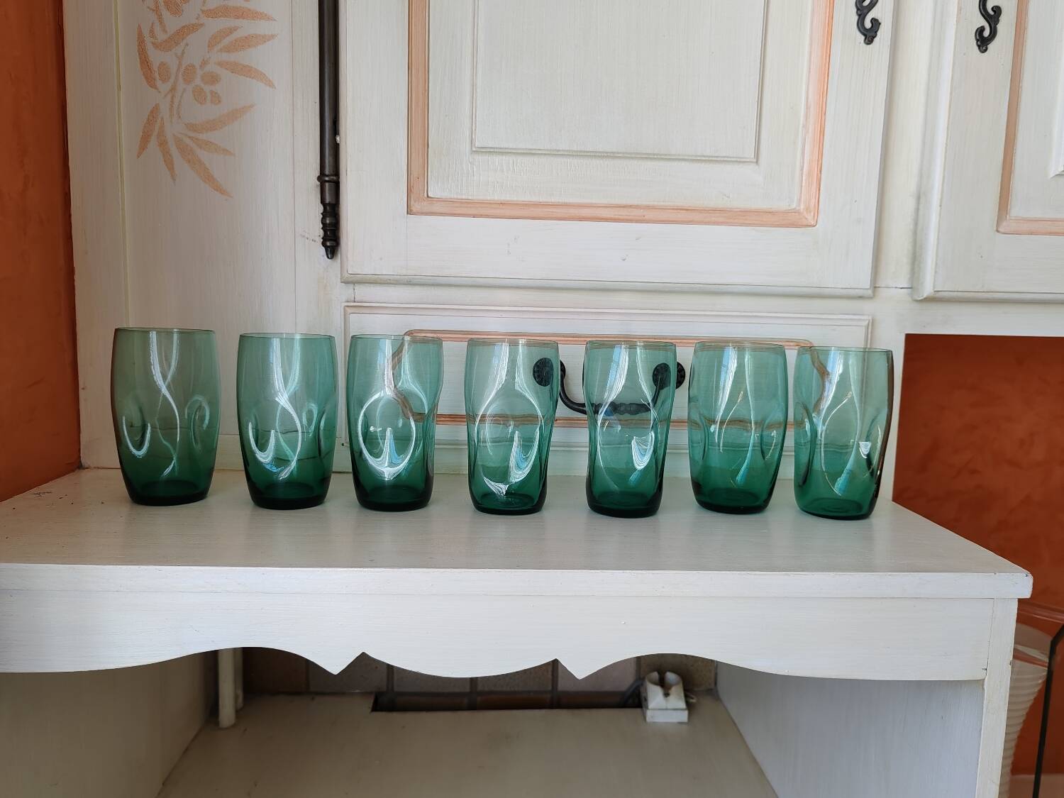 Verres hauts vintage