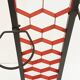 Porte-plantes porte-pots jardiniere vintage 1960 en metal noir & rouge 60s