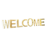 Lettres laiton welcome