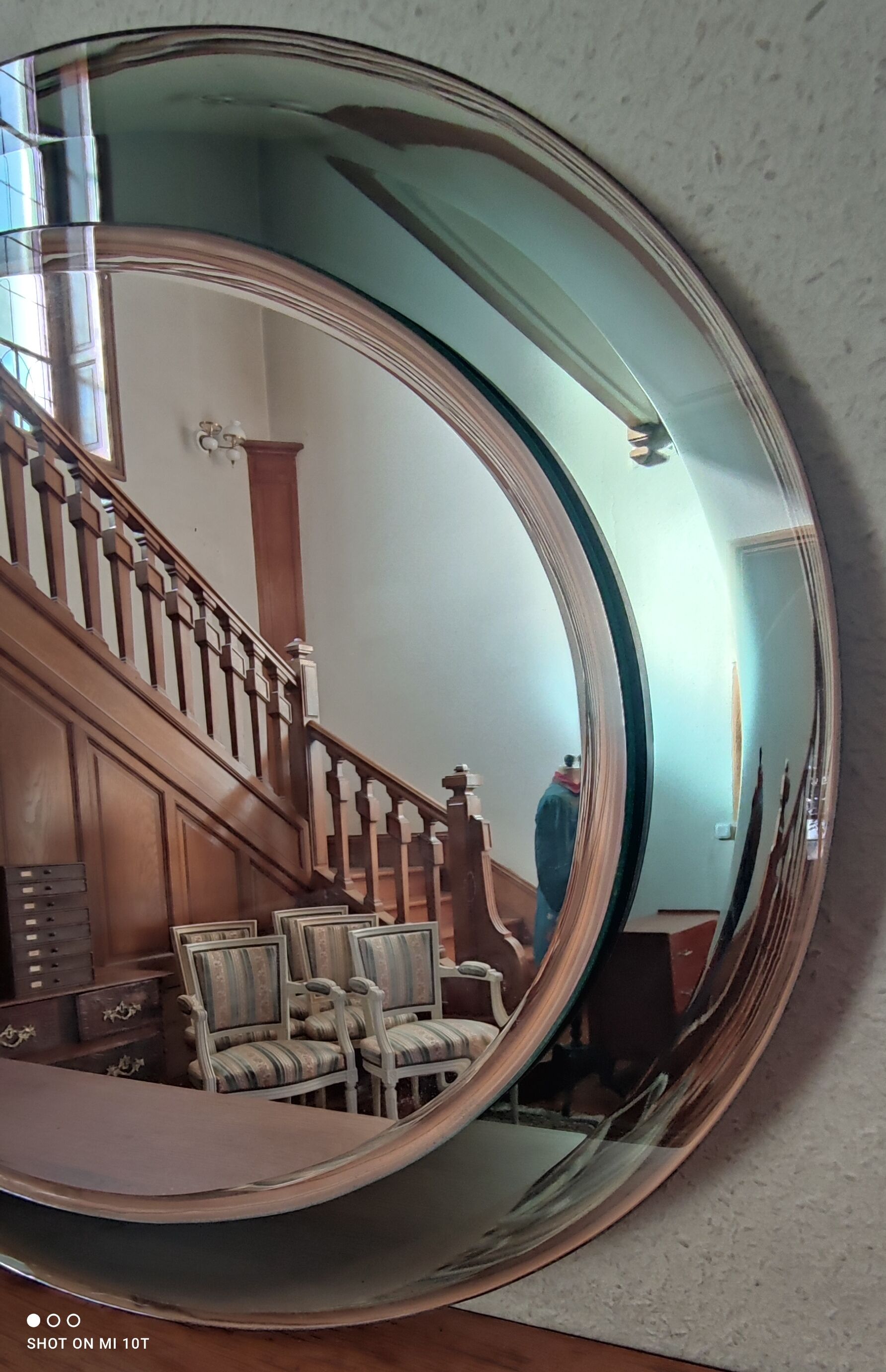Vintage oval mirror