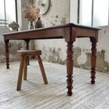 Walnut farm table 185 cm