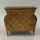 Miniature chest of drawers gilded wooden poupee furniture jewelry mid xxe italian