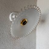 Vintage opaline lace wall light