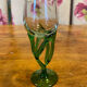 Ensemble de 7 verres à pied d’inspiration alsacienne