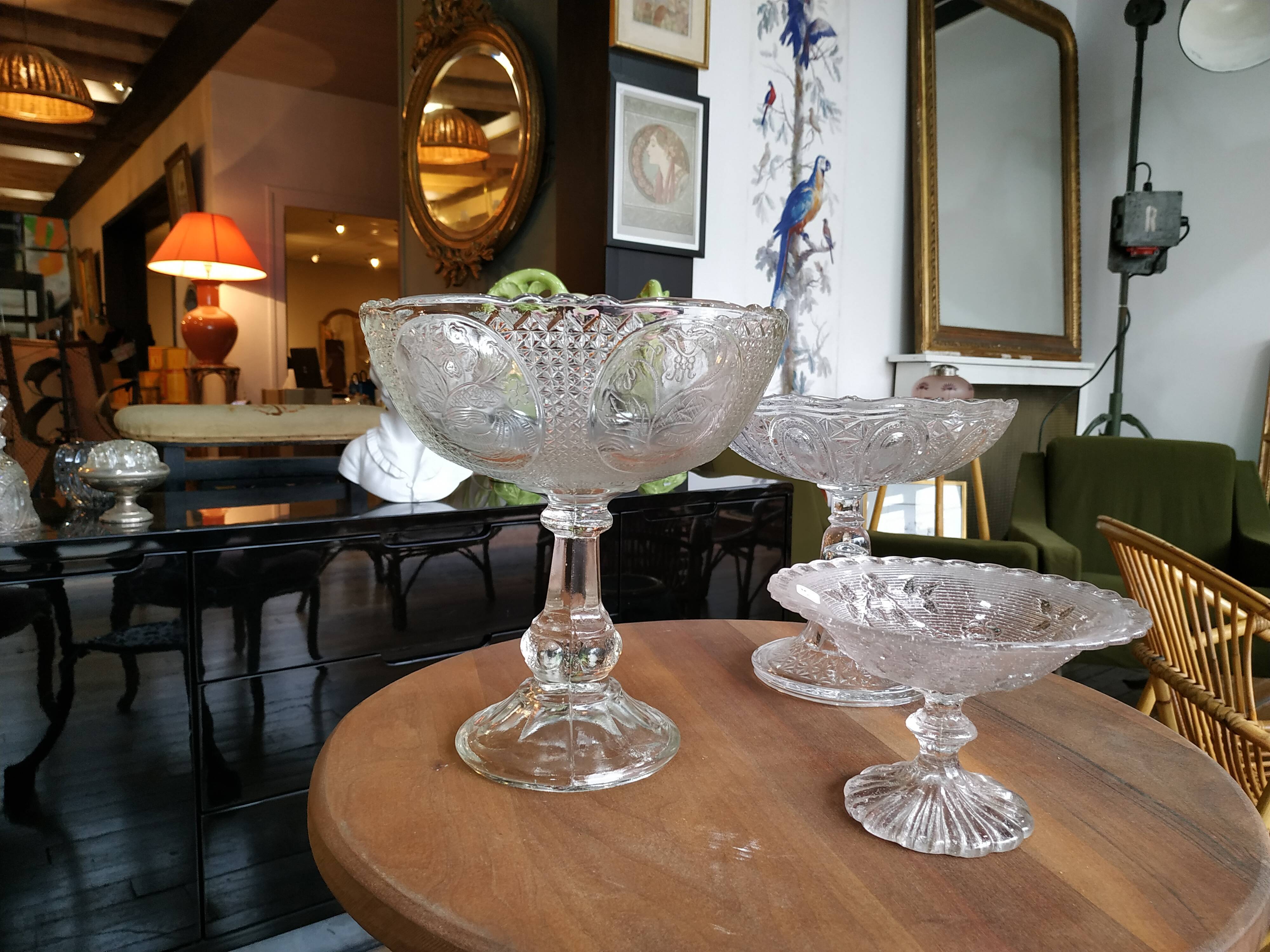 Coupe a fruits en verre