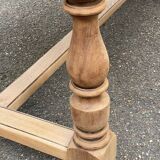 Renovated extendable farmhouse dining table in oak, 20th century, 170-250cm.