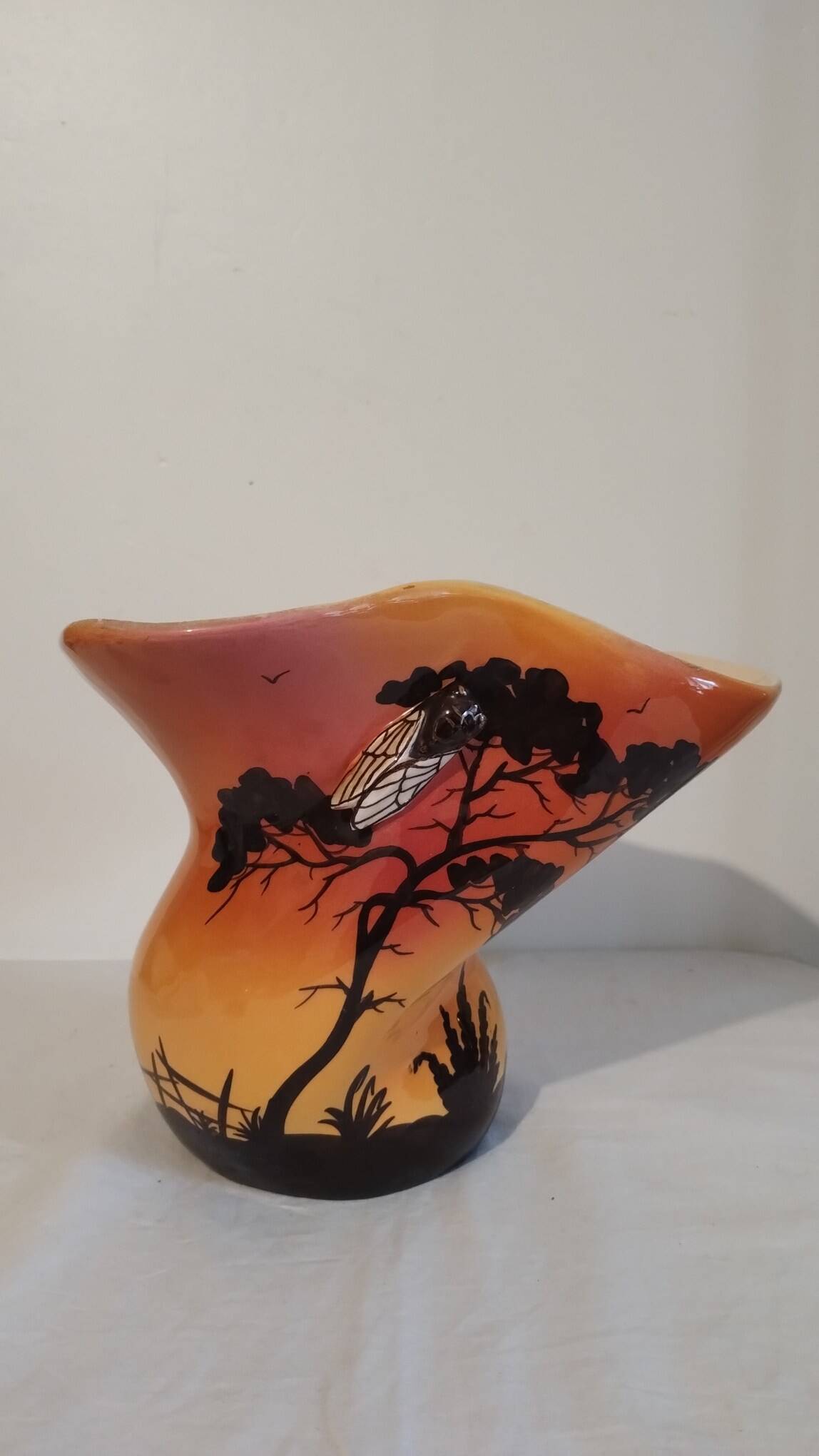 Vase signed Lamarche