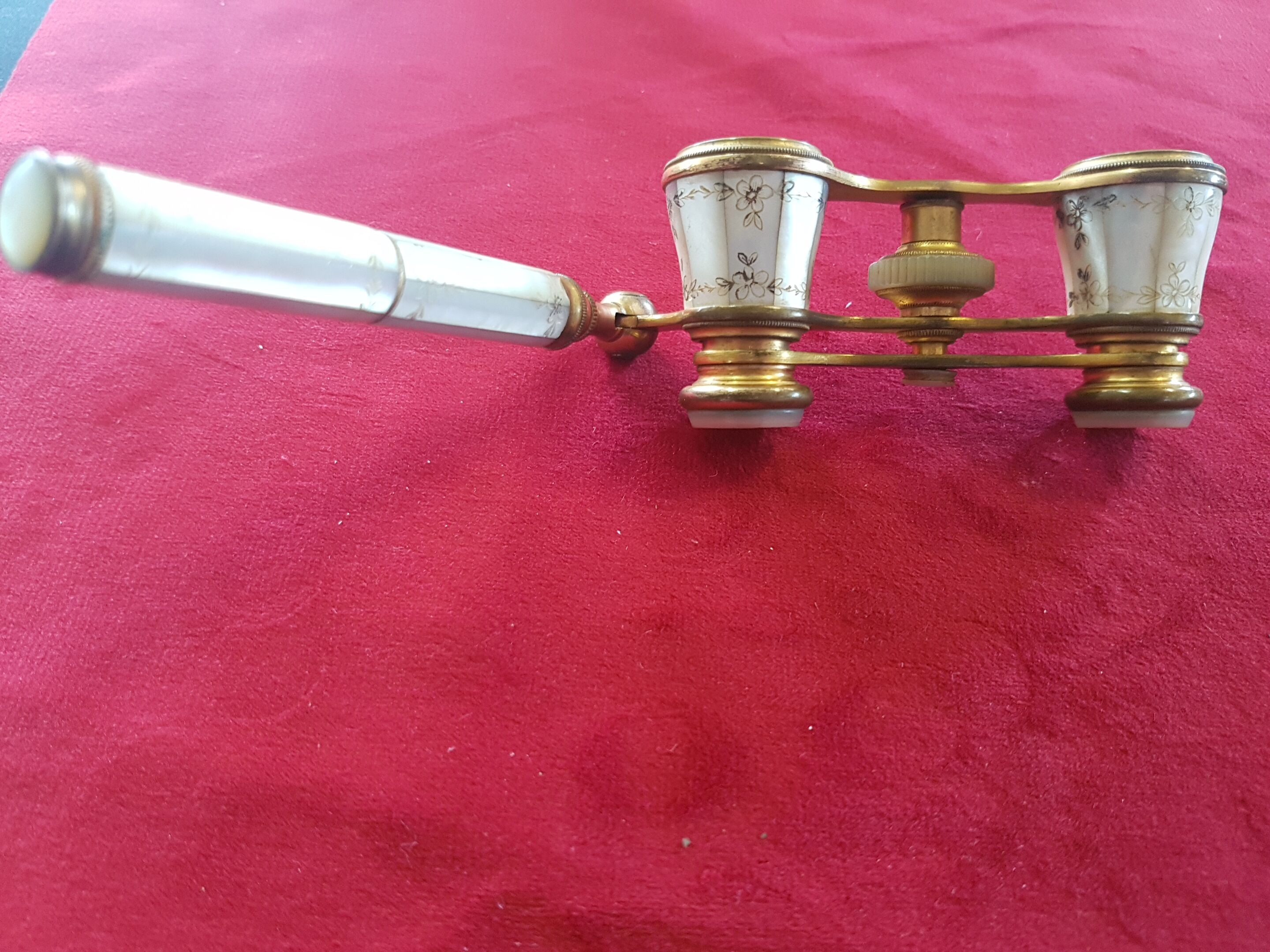 Theatre twins with handle, Napoléon III era