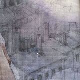 Luc Barbier (1903-1989) watercolor - 62.5 x 48 cm