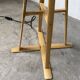 Bamboo and straw floor lamp 1980