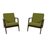 Fauteuils modèle 300-139 de l'usine de meubles Swarzędz, années 1960, lot de 2