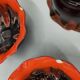 Fruit salad set 7 pieces ceramic from vallauris vintage